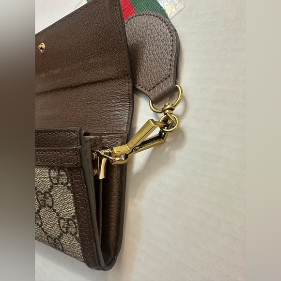 Authentic Gucci GG Supreme Monogram Web Ophidia
Continental w/ COA - Picture 6 of 14